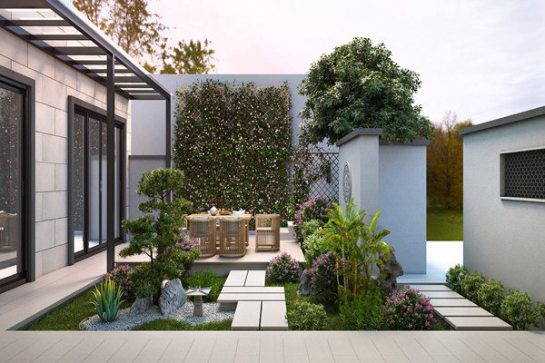 小庭院景觀設(shè)計(jì)施工